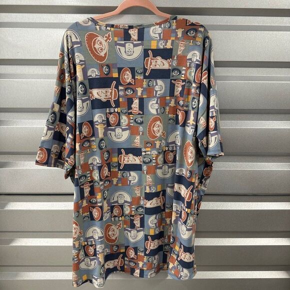 Lularoe Womens Irma Tunic Top Toy Story 3XL Multi-Color‎ Toys Jessie Buzz Woody - Picture 5 of 5